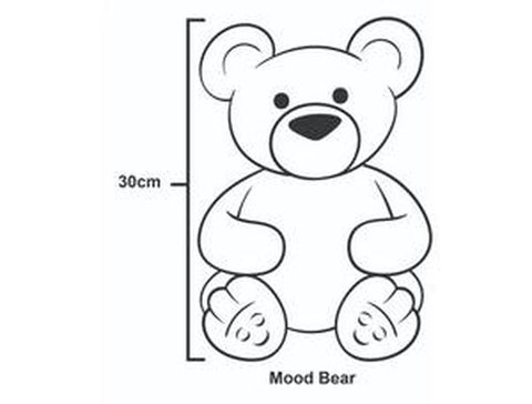 Nervous Bear - Mood Bear-Stuffed Toys-Additional Need,Calming & Anxiety,Calming and Relaxation,Comfort Toys,Eco Friendly,Emotions & Self Esteem,excell2,Games & Toys,Helps With,Mood Bear,Plush,PSHE,Social Emotional Learning,Social Stories & Games & Social Skills-Learning SPACE