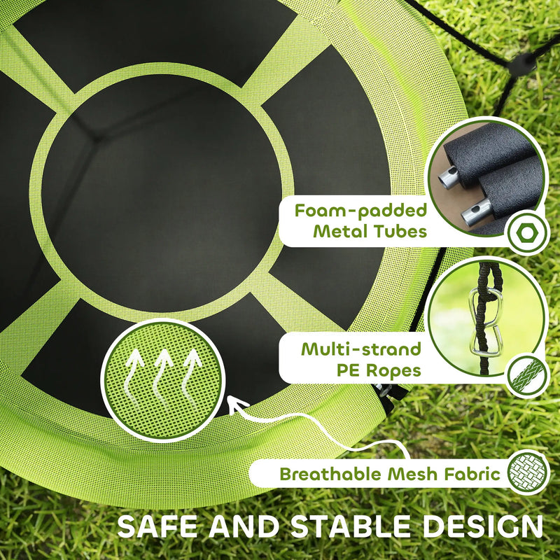 Nest Seat Swing for Kids - 100cm Diameter, Swings Learning SPACE