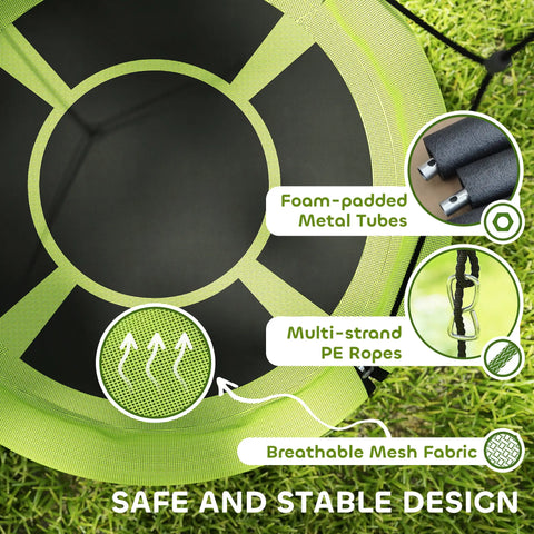 Nest Seat Swing for Kids - 100cm Diameter, Swings Learning SPACE