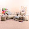 Neutral Kids Woven Sofa & Armchair Bean Bag - Sets, Learning SPACE