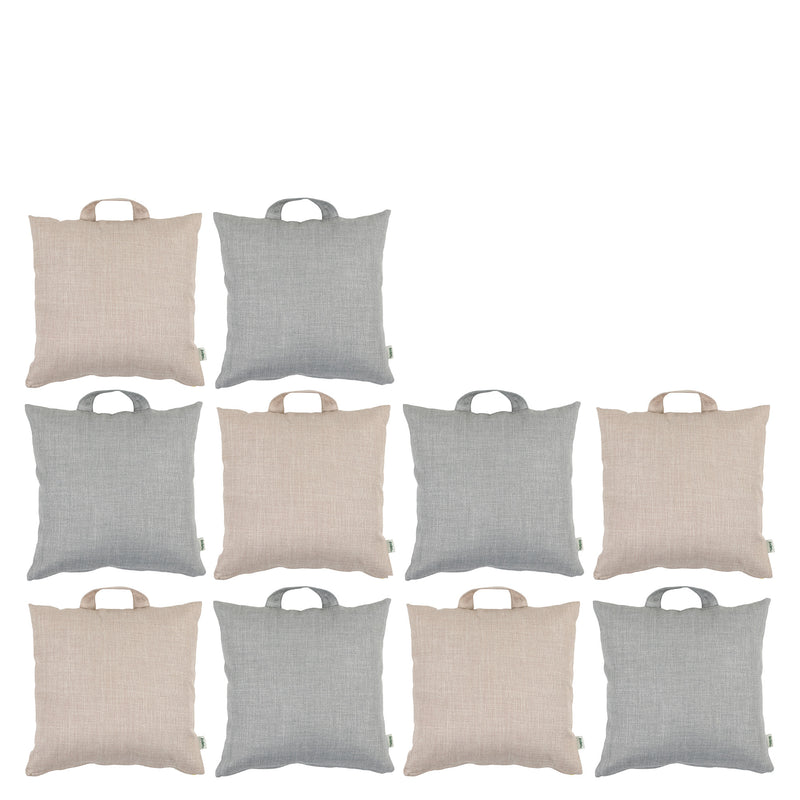 Neutral Square Grab & Go Cushions – Set with Storage Holdal, Learning SPACE