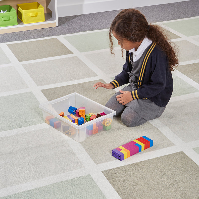 Neutral Squares Rug, Learning SPACE