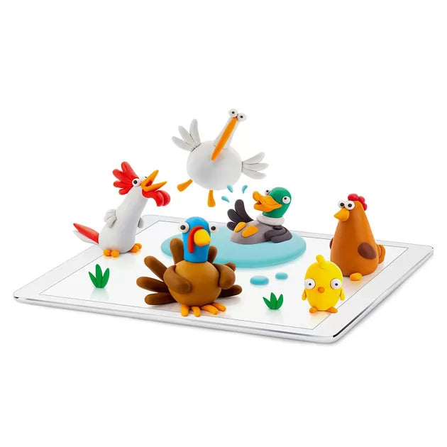 HEY Clay Modelling Set - Farm Birds, Learning SPACE