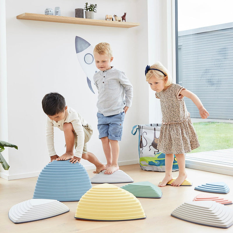 Nordic Hill Top Stepping Stones for Gross Motor Skills, Learning SPACE