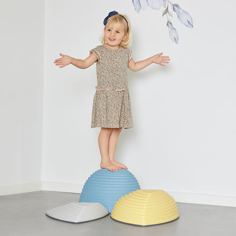 Nordic Hill Top Stepping Stones for Gross Motor Skills-Additional Need,Balancing Equipment,Garden Game,Gonge,Gross Motor and Balance Skills,Helps With,Stepping Stones-Learning SPACE