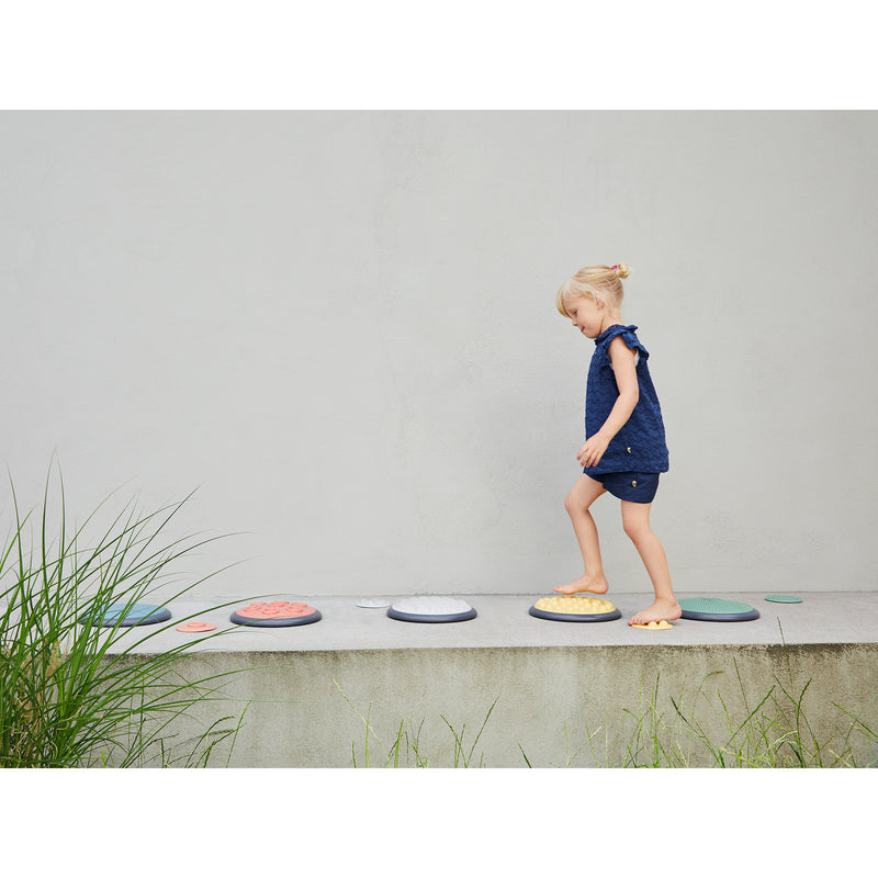 Nordic Tactile Discs 5 Large/5 Small Stepping Stones, Learning SPACE