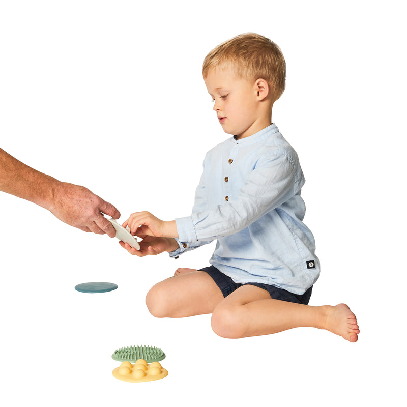 Nordic Tactile Discs 5 Large/5 Small Stepping Stones, Learning SPACE