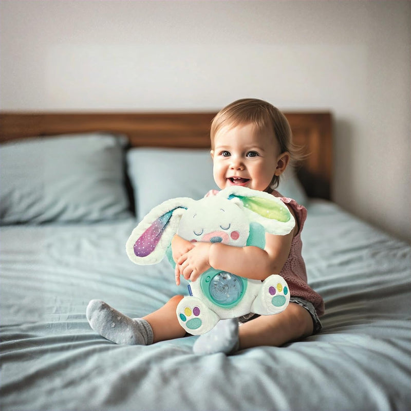 Northern Lights Arctic Bunny Projector Plush, Learning SPACE