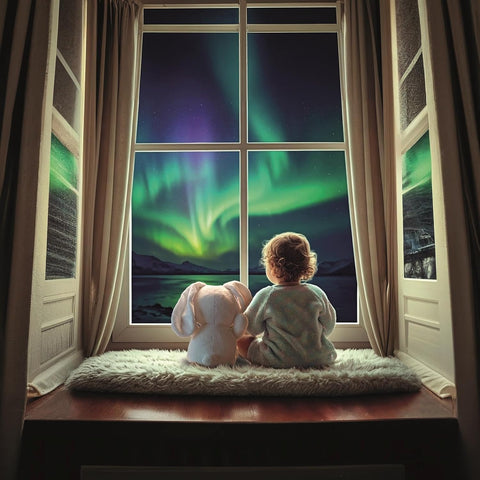 Northern Lights Arctic Bunny Projector Plush-Baby & Toddler Gifts,Baby Sensory Toys,Baby Soft Toys,Baby Toys,Clementoni,Night Light,Plush,Sensory Light Up Toys,Sensory Projectors,Visual Sensory Toys-Learning SPACE