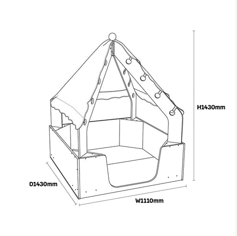 Norway Forest Reading Den-Library Furniture, Nooks dens & Reading Areas, Profile Education, Reading Den, Seating, Toddler Seating, Wellbeing Furniture-Learning SPACE