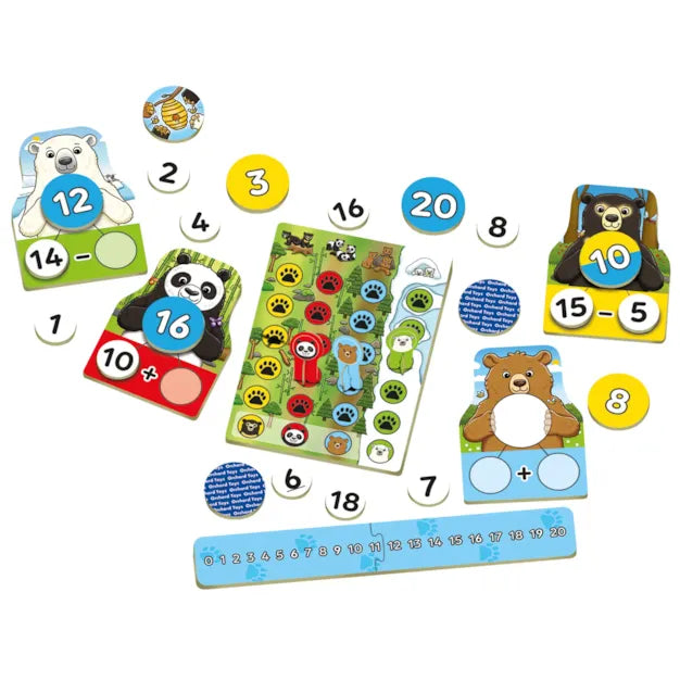 Number Bears Game - Maths Board game, Learning SPACE