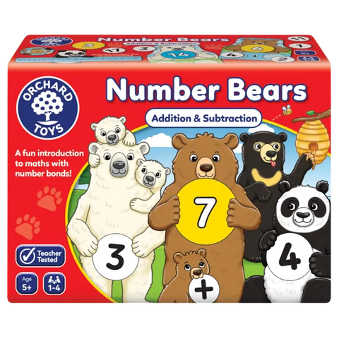 Number Bears Game - Maths Board game-Early years Games & Toys, Games & Toys, Maths Toys, Orchard Toys, Table Top & Family Games-O18113-Learning SPACE