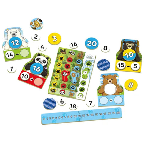 Number Bears Game - Maths Board game-Early years Games & Toys, Games & Toys, Maths Toys, Orchard Toys, Table Top & Family Games-O18113-Learning SPACE