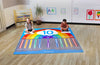 Number Bonds 2x2m Carpet-Addition & Subtraction,Counting Numbers & Colour,Dropship,Educational Carpet,Kit For Kids,Mats & Rugs,Multi-Colour,Rugs,Square,Wellbeing Furniture-Learning SPACE