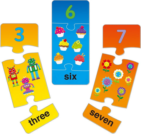 Number Puzzles - Develop early counting skills-Counting Numbers & Colour,Dyscalculia,Early Years Maths,Galt,Gifts For 2-3 Years Old,Maths,Maths Toys,Neuro Diversity,Primary Maths,Stock-Learning SPACE