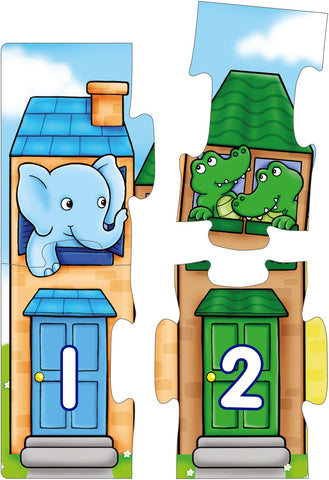 Number Street - Jigsaw Puzzle and Poster-13-99 Piece Jigsaw,Calmer Classrooms,Classroom Displays,Counting Numbers & Colour,Dyscalculia,Early Years Maths,Games & Toys,Gifts For 3-5 Years Old,Helps With,Maths,Maths Toys,Neuro Diversity,Orchard Toys,Primary Maths,Stock,Strength & Co-Ordination-Learning SPACE
