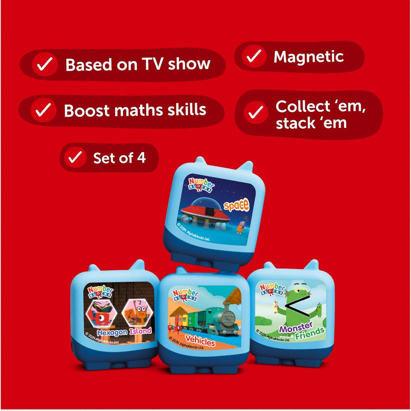 Numberblocks Audio Clever Pocket Tonie Set, Learning SPACE
