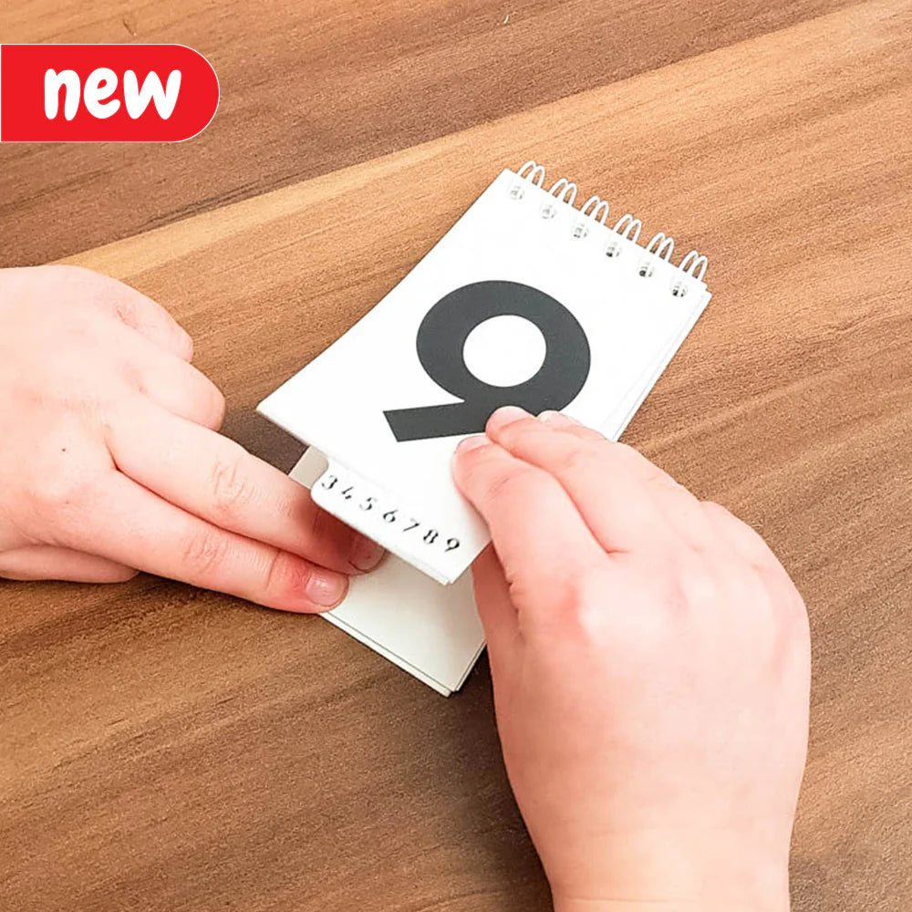 Numbers Up Flip Book-Counting Numbers & Colour,Early Years Maths,EDUK8,Maths-Learning SPACE