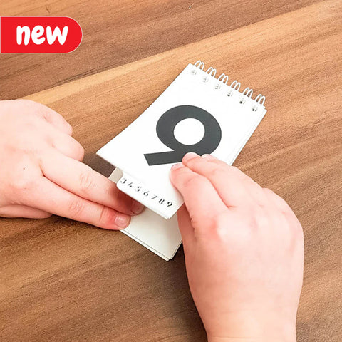 Numbers Up Flip Book-Counting Numbers & Colour,Early Years Maths,EDUK8,Maths-Learning SPACE