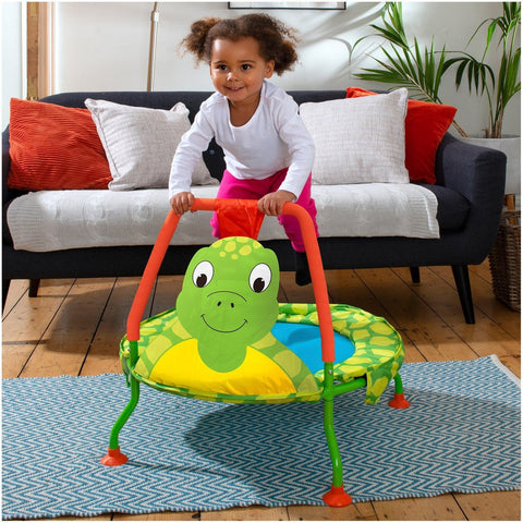 Nursery Trampoline - Tortoise-ADD/ADHD,Additional Need,AllSensory,Baby Jumper,Bounce & Spin,Calmer Classrooms,Cerebral Palsy,Exercise,Galt,Gifts For 2-3 Years Old,Gross Motor and Balance Skills,Helps With,Movement Breaks,Neuro Diversity,Sensory Seeking,Stock,Trampolines-Learning SPACE