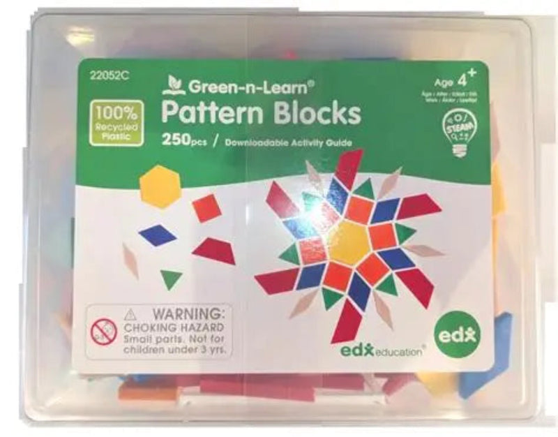 Green-n-Learn Pattern Blocks, Maths Toys Learning SPACE