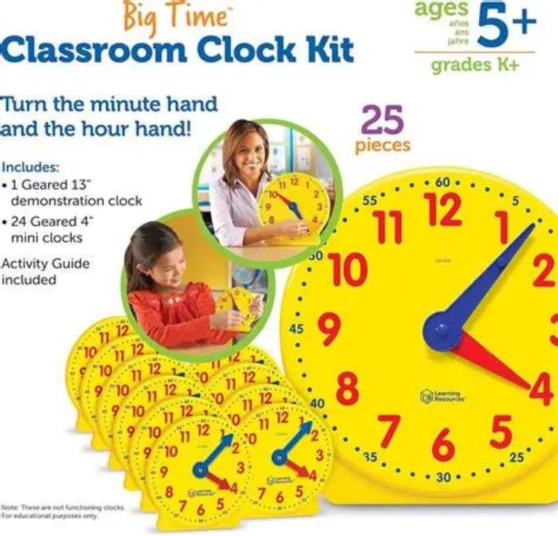 Classroom Clock Set