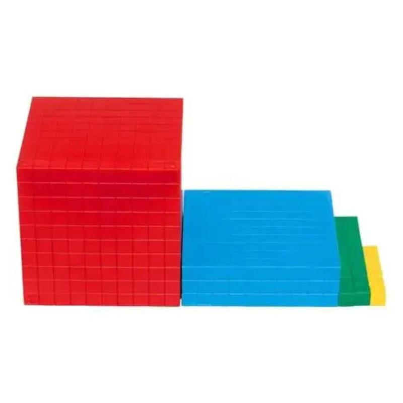 Green-n-Learn Connecting Base Ten Set (131), Maths Toys Learning SPACE