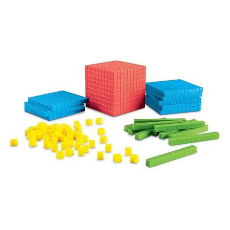 Green-n-Learn Connecting Base Ten Set (131), Maths Toys Learning SPACE