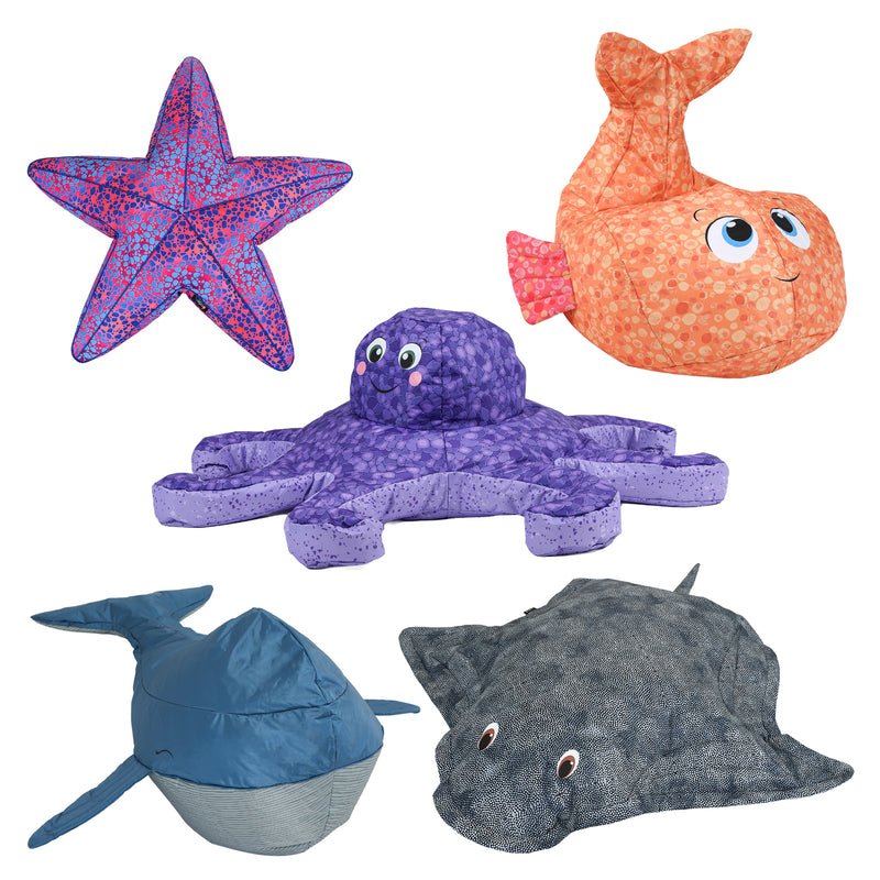 Ocean-Themed Bean Bag Seating Collection, Learning SPACE