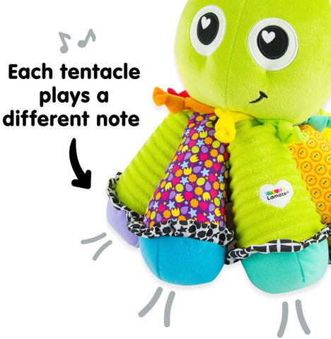 Octotunes Musical Sensory Toy – Lamaze Baby Gift Octopus-AllSensory,Baby & Toddler Gifts,Baby Cause & Effect Toys,Baby Musical Toys,Baby Sensory Toys,Baby Soft Toys,Baby Toys,Featured,Games & Toys,Gifts for 0-3 Months,Gifts For 3-6 Months,Gifts For 6-12 Months Old,Lamaze Toys,Music,Plush,Stock-Learning SPACE