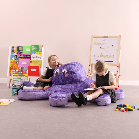 Ollie Octopus Large Bean Bag, Learning SPACE