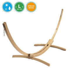 Olymp Hammock Stand (L)-Hammock Stand-300-360, hammock stand, Indoor, Weatherproof, Wood, Wooden Stand-AZ-4045300-Learning SPACE