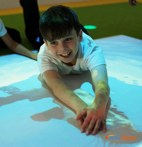 OmiVista Install: Touch Interactive Floor/Table Projection System-Autism,Dementia,Immersive Interactive Spaces,OM Interactive,Portable Sensory Rooms,Sensory Projectors-Learning SPACE