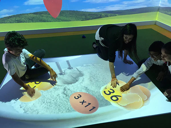 OmiVista Install: Touch Interactive Floor/Table Projection System, Learning SPACE