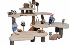 Open Ended Play Platforms (4Pk)-Cosy Direct,Imaginative Play,Outdoor Play Structure,Play Houses,Playhouses,Pretend play,Small World,Wooden Toys-Learning SPACE