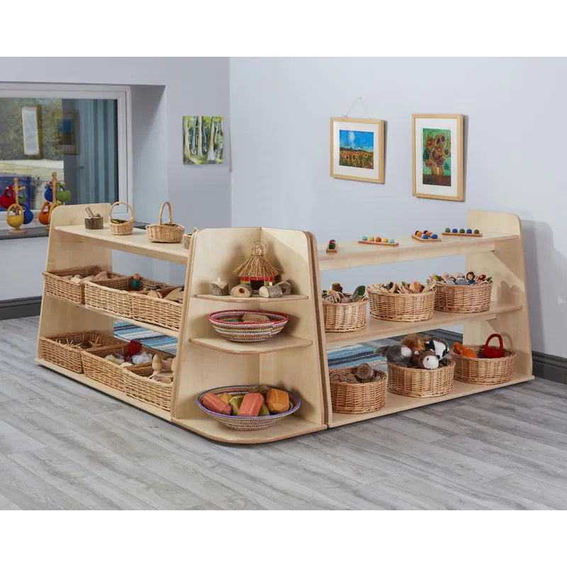 Open Shelf Corner Set (3Pk)-Atelier,Classroom Furniture,Cosy Direct,Furniture,Library Furniture,Shelves,Storage-Learning SPACE
