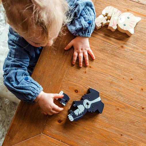 Orange Tree Toys Sheepdog Wooden Puzzle, Learning SPACE