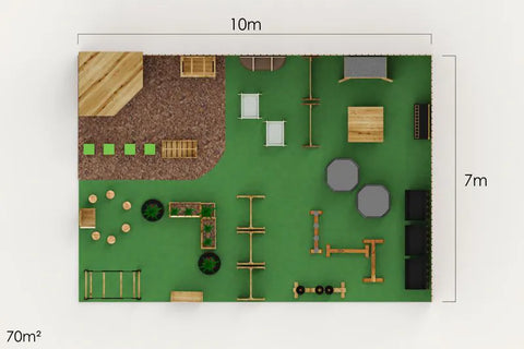 Outdoor Garden - Joined Unit Bundle 3-5Yrs - Small (70m2)-Cosy Direct,Cosy Kits,Cosy Outdoor-Learning SPACE