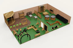 Outdoor Garden - Joined Unit Bundle 3-5Yrs - Small (70m2)-Cosy Direct,Cosy Kits,Cosy Outdoor-Learning SPACE