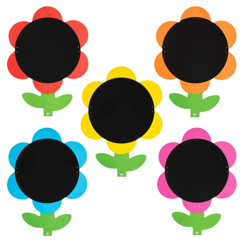 Outdoor Mark Making Chalkboard Daisies 5pk, Learning SPACE