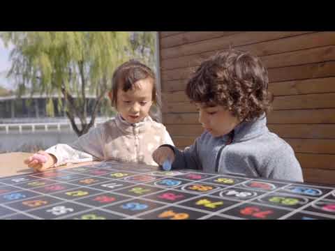 Outdoor - Number 1-100 Chalkboard (coloured), Learning SPACE