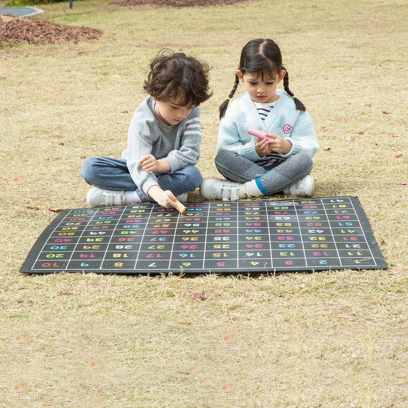 Outdoor - Number 1-100 Chalkboard (coloured), Learning SPACE