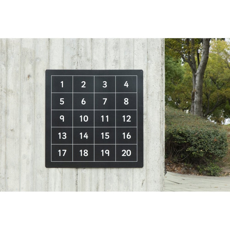 Outdoor - Number 1-20 Chalkboard, Learning SPACE