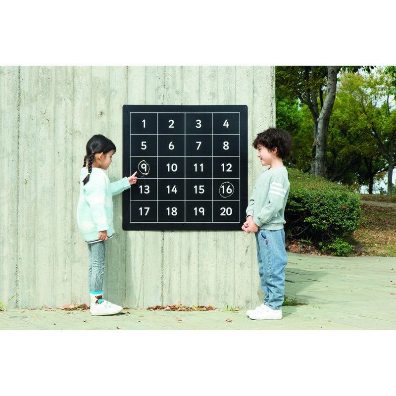 Outdoor - Number 1-20 Chalkboard, Learning SPACE