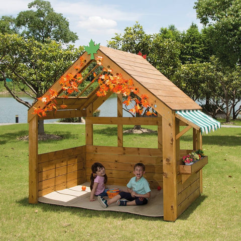 Outdoor Playhouse-Forest School & Outdoor Garden Equipment, Nooks, Play Houses, Playground Equipment, Playhouses, Reading Area, Wellbeing Furniture-HW1-S020-Learning SPACE