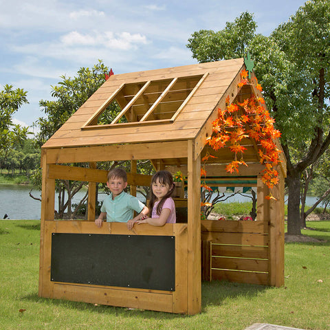 Outdoor Playhouse-Forest School & Outdoor Garden Equipment,Nooks,Outdoor Playhouse,Play Houses,Playground Equipment,Playhouses,Reading Area,Wellbeing Furniture-Learning SPACE