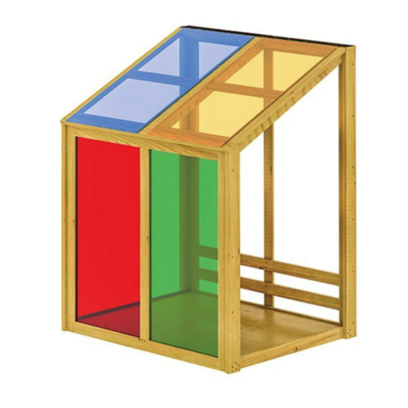 Outdoor Rainbow House, Learning SPACE
