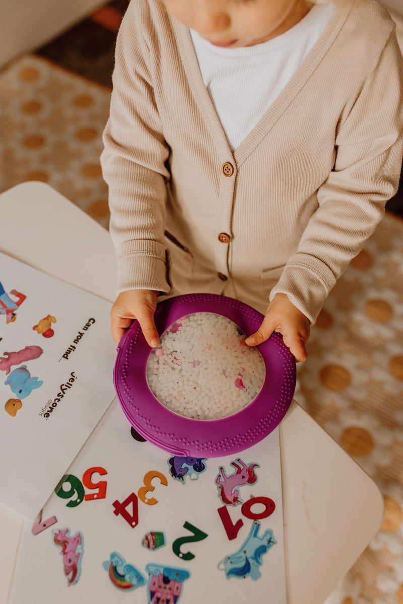 Jellystone Designs Peek-a-Boo Sensory Bag, Learning SPACE