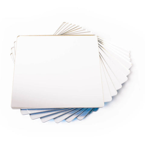 Pack of 10 rigid acrylic mirrors-AllSensory,Calming & Anxiety,EDUK8,Indoor,Mirror,Outdoor Mirrors,Outdoor Play,Sensory Seeking-Learning SPACE