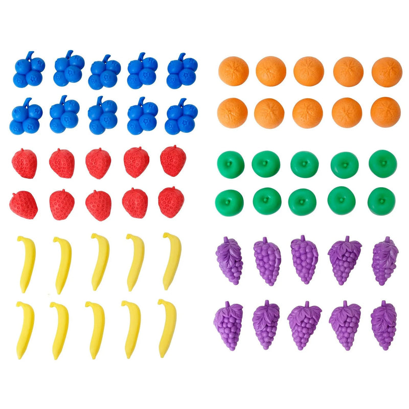 Pack of 108 Fruit Counters, Learning SPACE